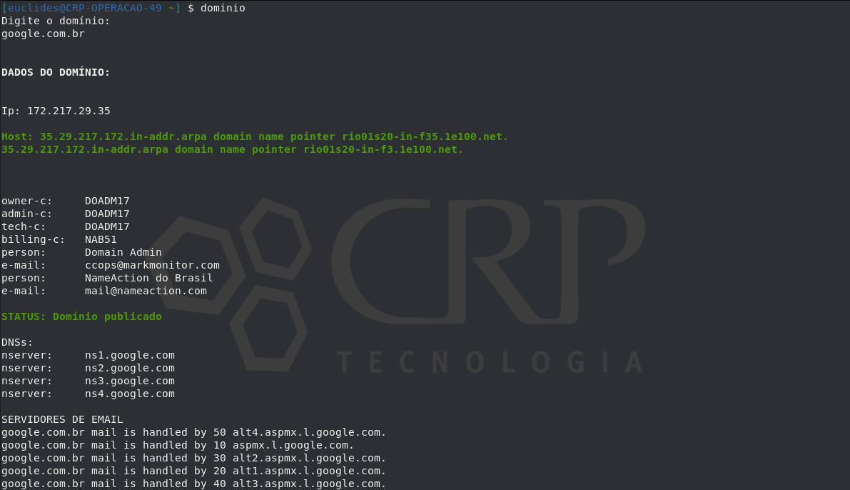 GitHub - euclides1908/dns-info: Script feito em Ruby para pesquisa dos ...