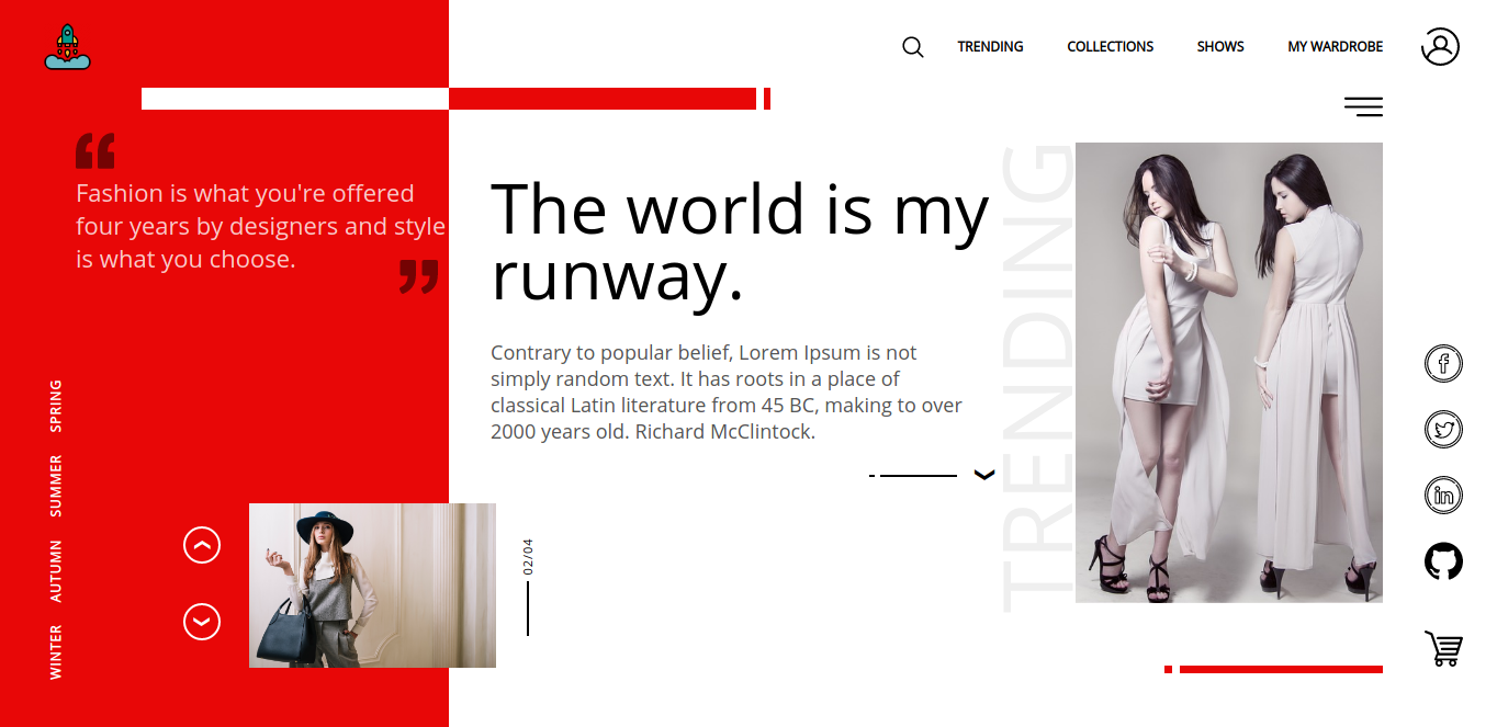 GitHub - puncoz/fashion-world-website: Modern website for fashion site ...