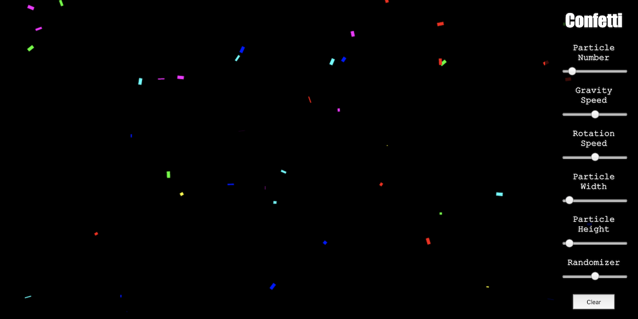 GitHub mikepisman/confetti Confetti in JS