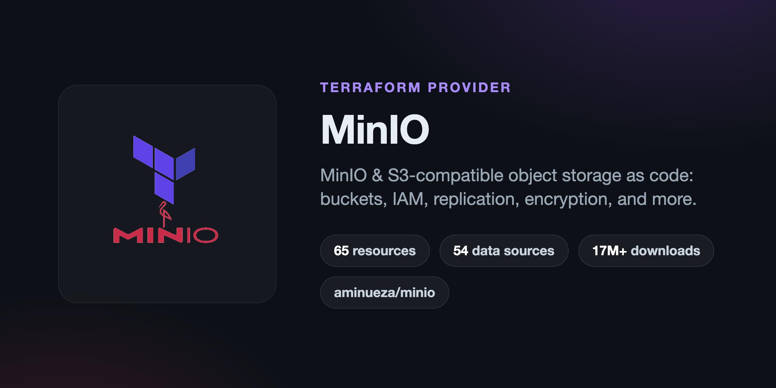 terraform-provider-minio
