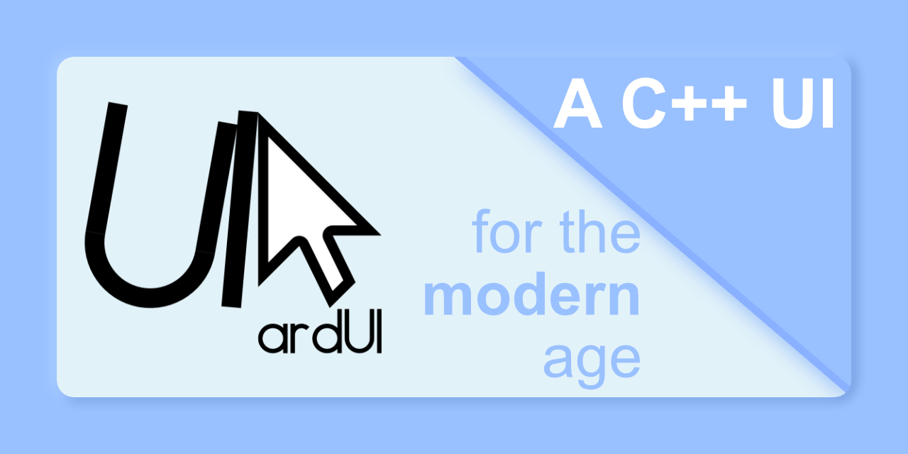 GitHub - MStefan99/ardUI: A C++ UI for the modern age · GitHub