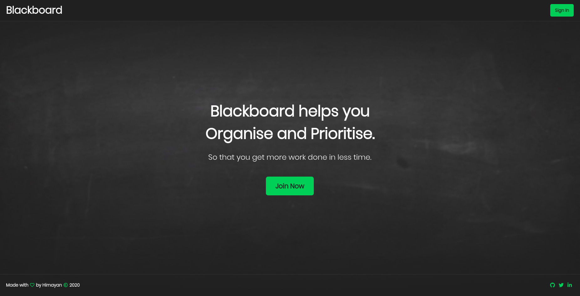 GitHub - himayand21/blackboard: An application to write, organize and ...