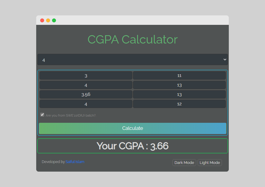 cgpa calculator GitHub Topics GitHub