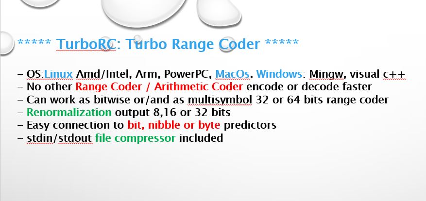 turbo-range-coder