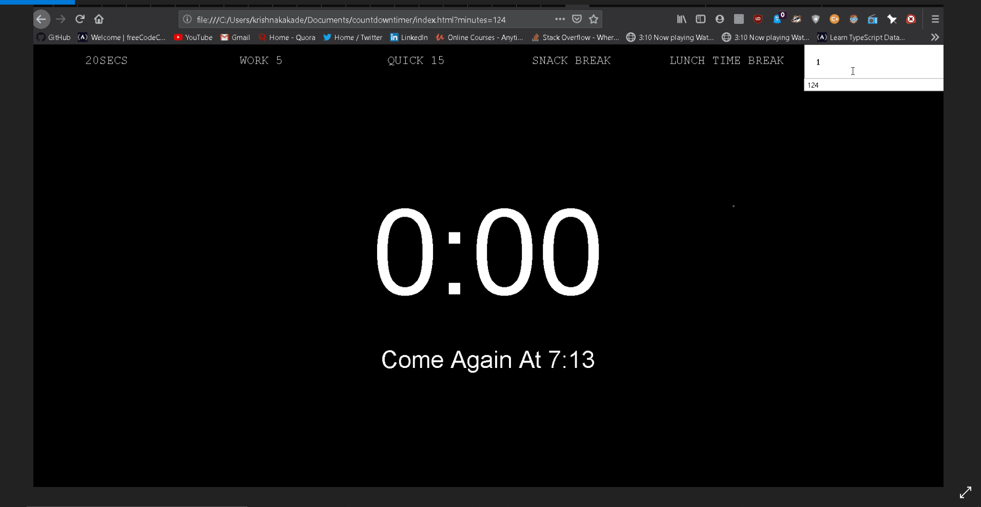 Countdown Timer + - Create timers and counters for website