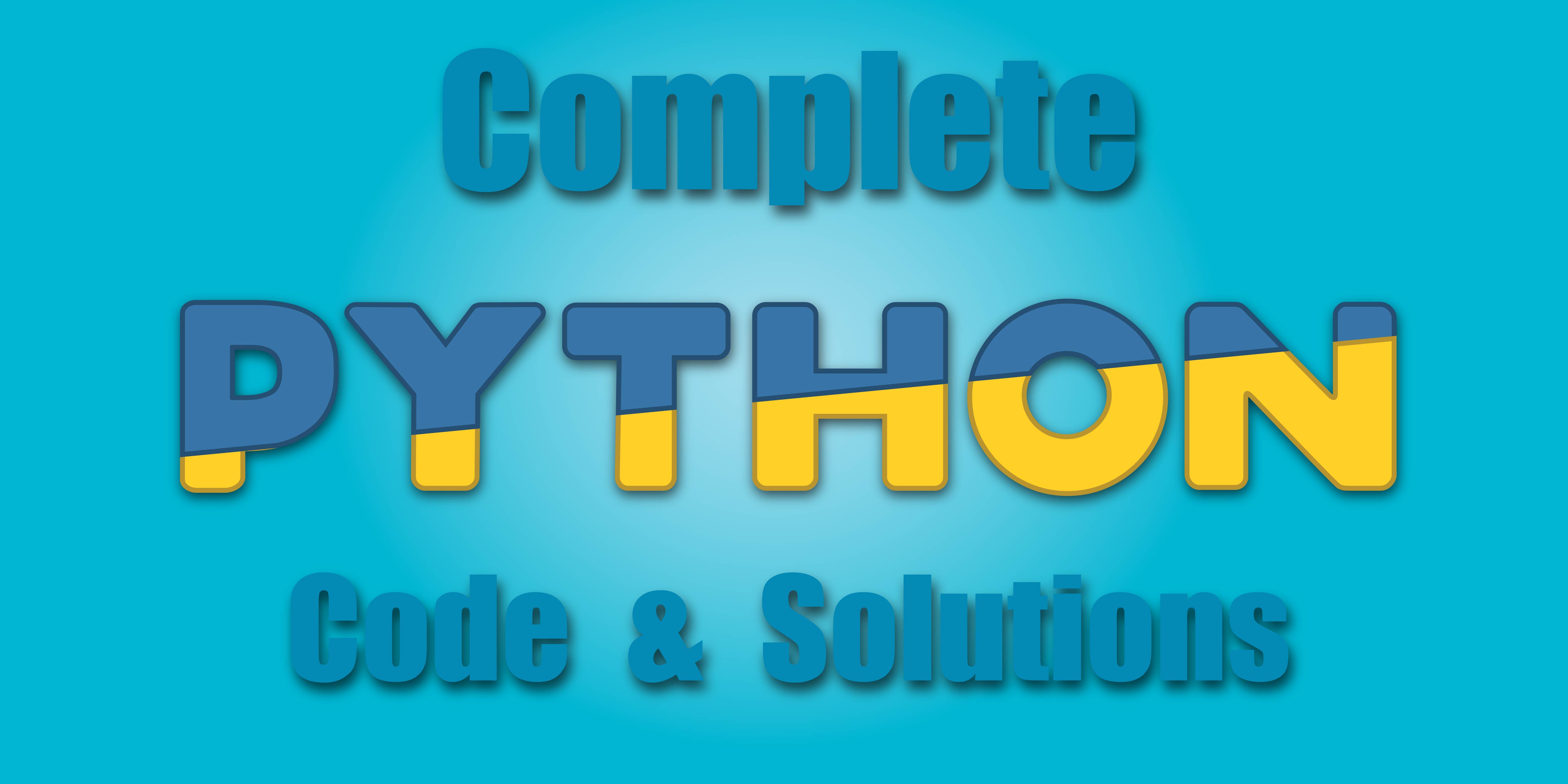 Complete-Python-Development