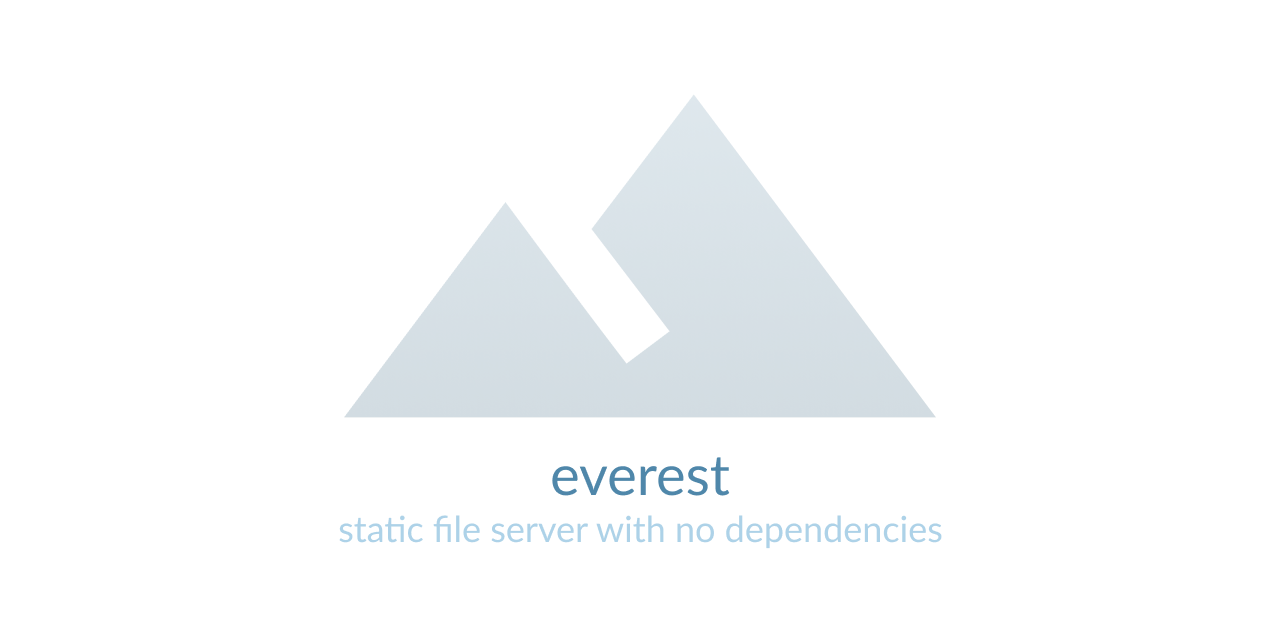 GitHub - mpppk/everest: static file server with no dependencies