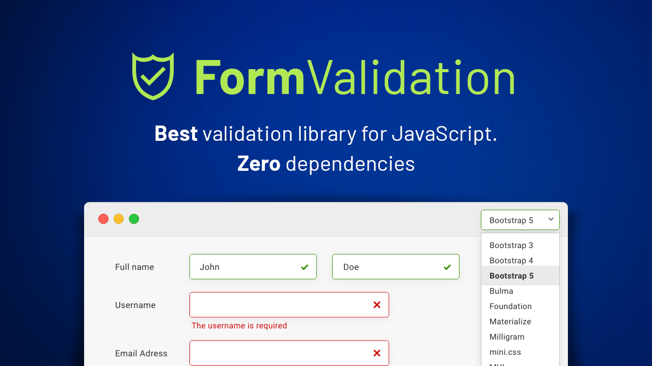 form-validation Svelte Themes