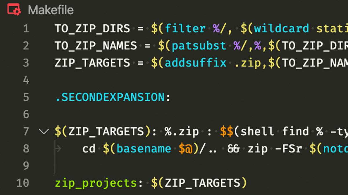 GitHub andrewheiss/makefilesubdirectoryzips Use a Makefile to
