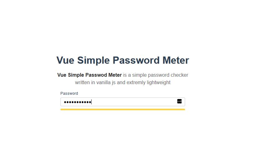 vue-simple-password-meter