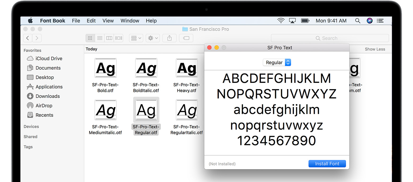 How To Use Downloaded Fonts In Word Mac