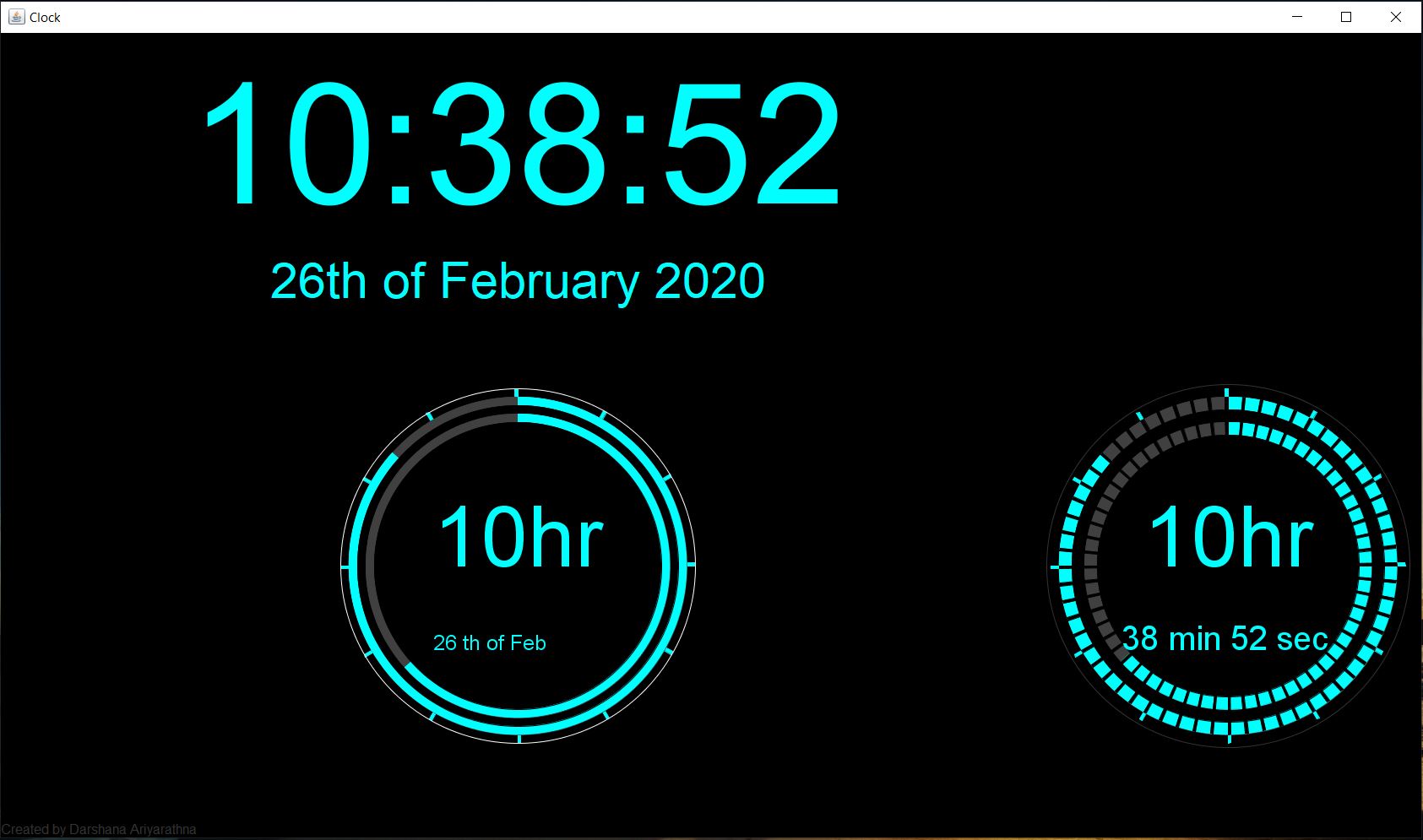 GitHub - DarshanaUOP/JavaClock: java based clock UI
