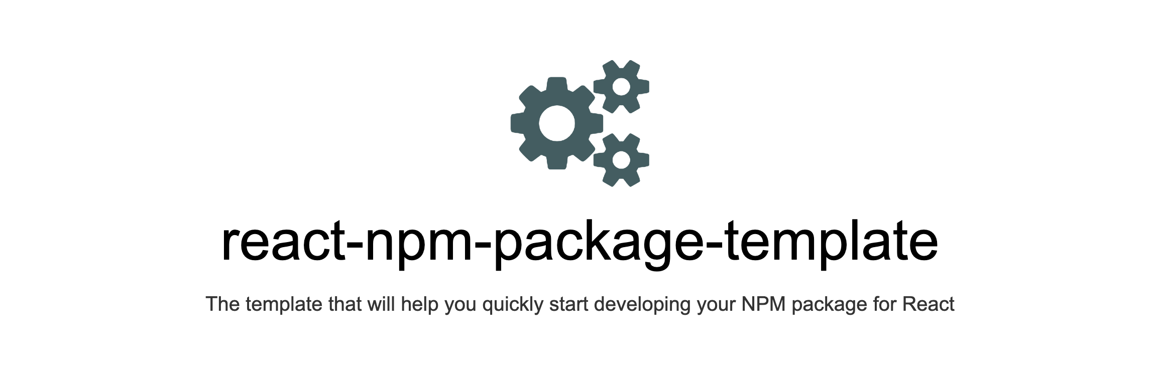 react-npm-package-template