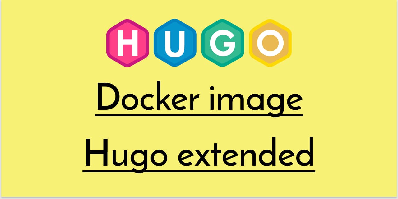 peaceiris/hugo-extended-docker