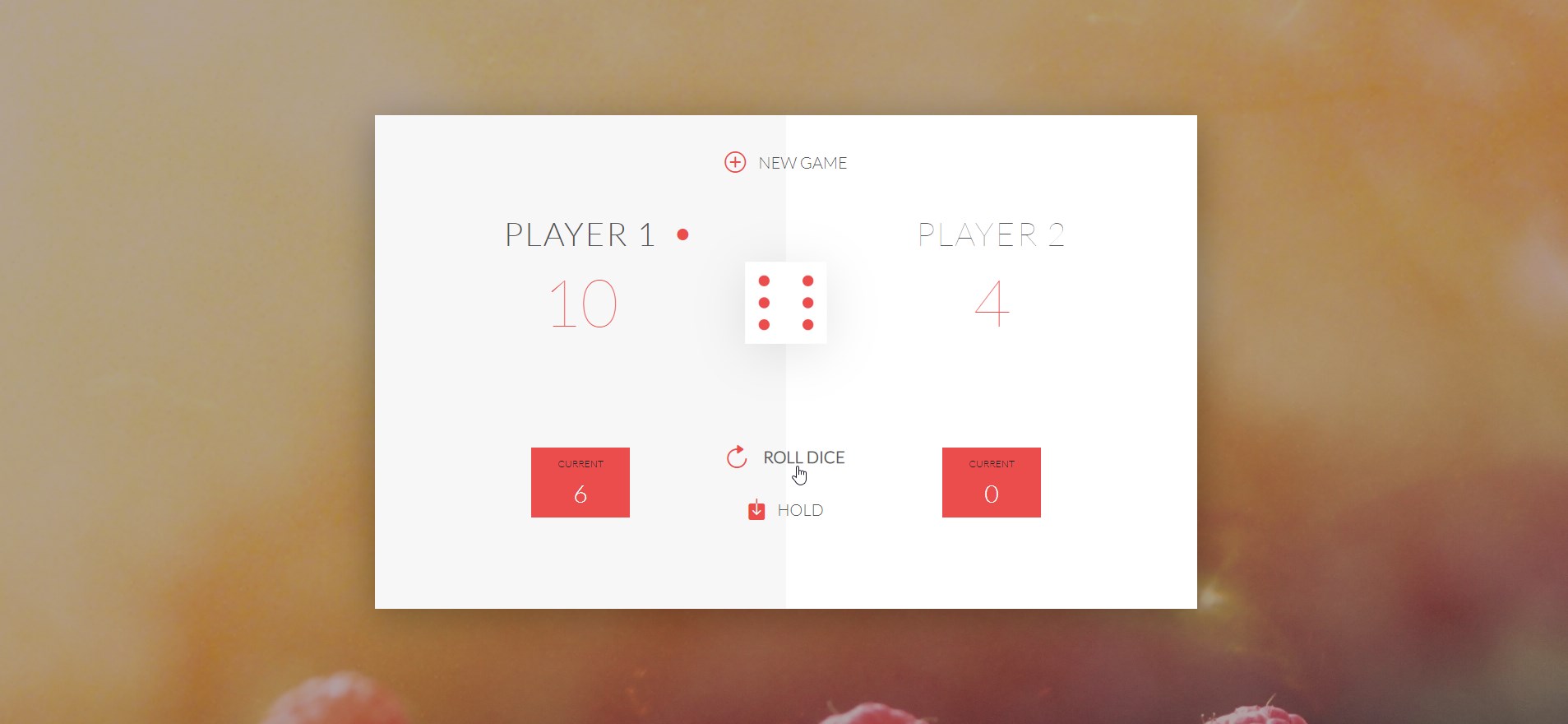 GitHub - JellyBee/pig-game: Simple and fun Pig Game made with Vanilla JS.