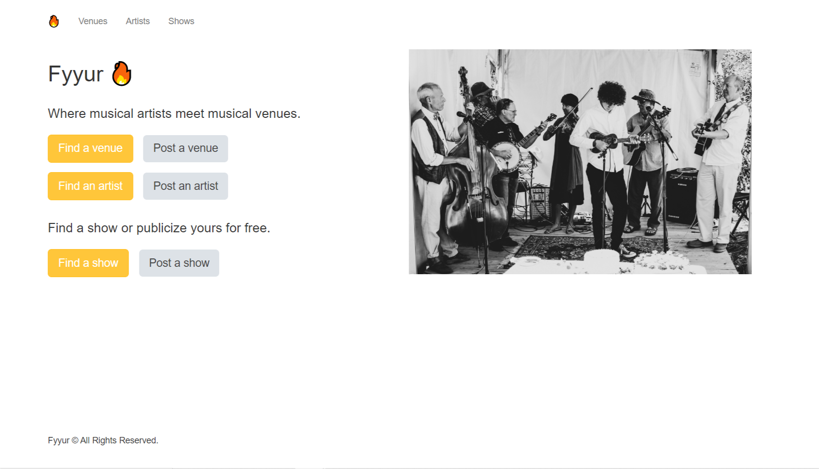GitHub - patnebe/Fyyur: Fyyur is a musical venue and artist booking ...