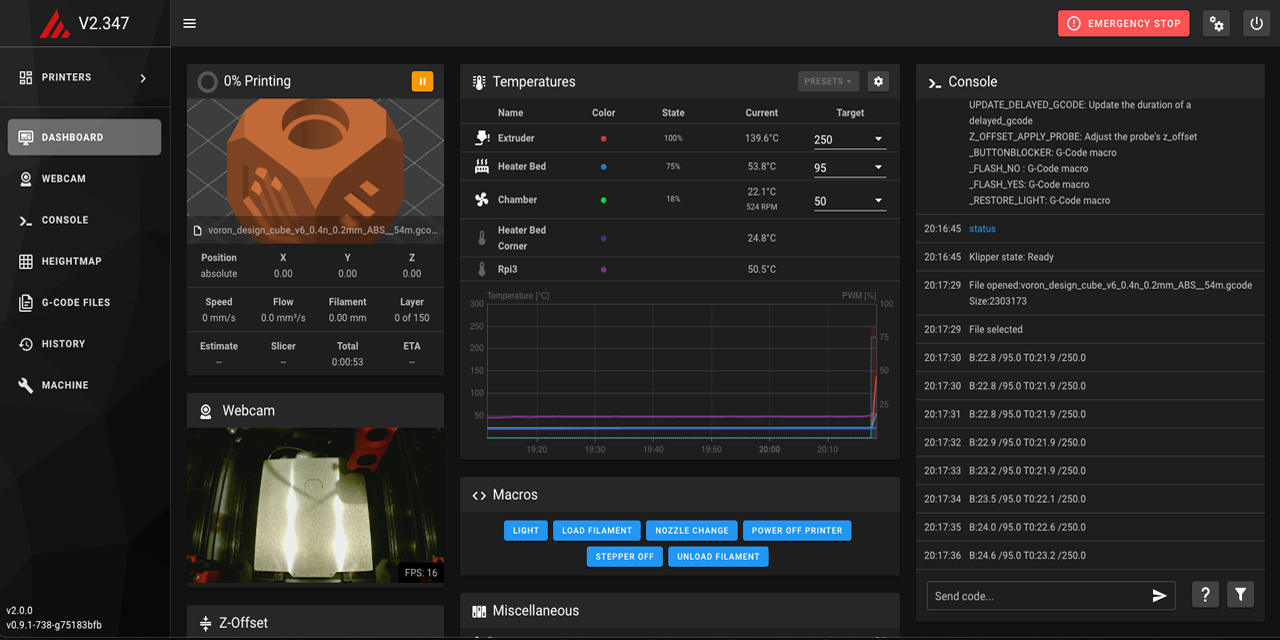 GitHub - mainsail-crew/mainsail: Mainsail is the popular web interface ...