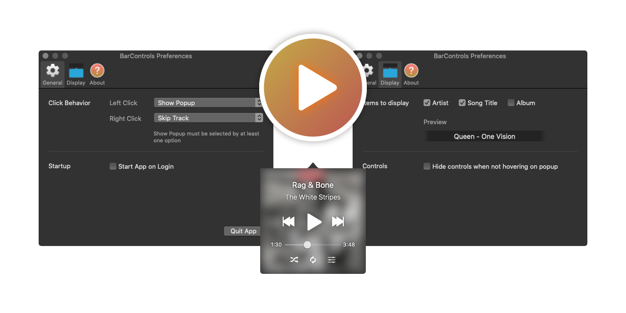 GitHub - SlawaGurevich/BarControls: A(nother) Control Bar App for ...
