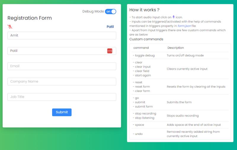 VoiceForm