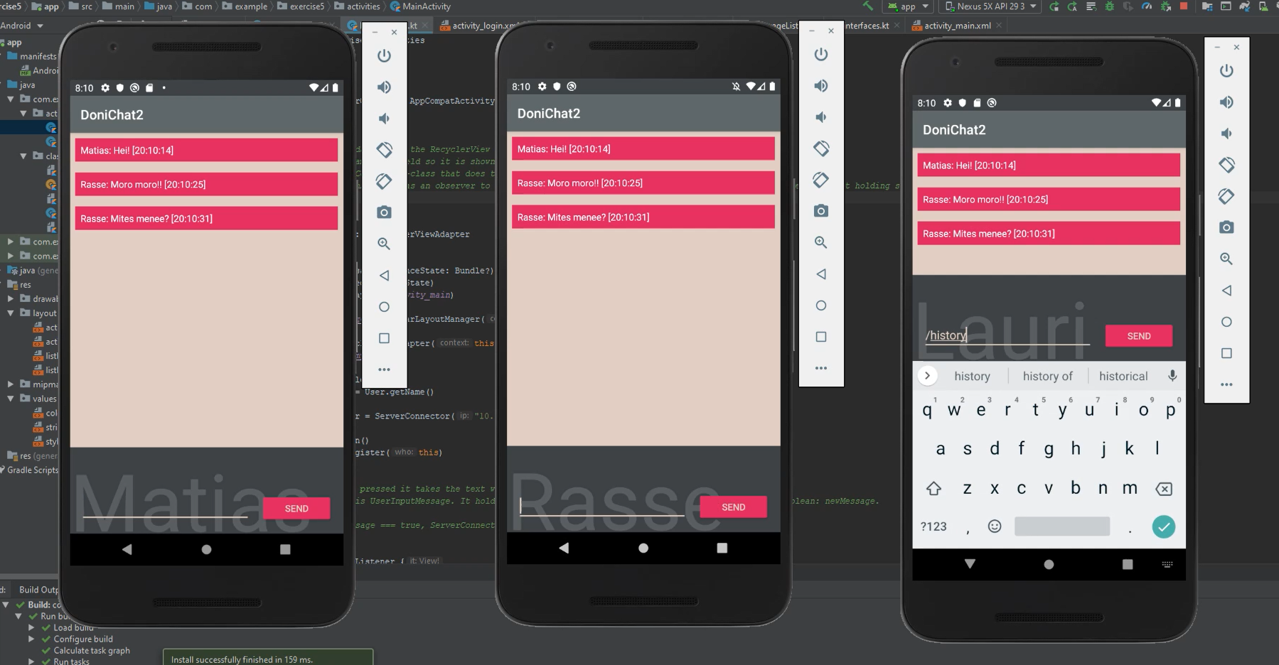 GitHub - matiaselm/chatClient: Front-end part of a small android chat ...