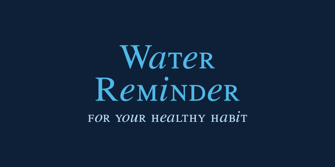 Water-Reminder