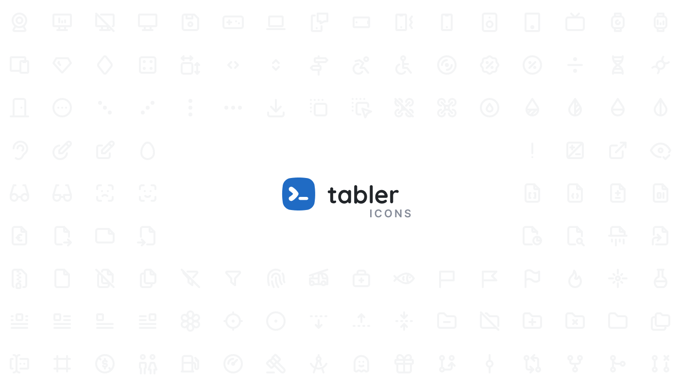 GitHub - tabler/tabler-icons: A set of over 4900 free MIT-licensed high-quality SVG icons for you to use in your web projects.