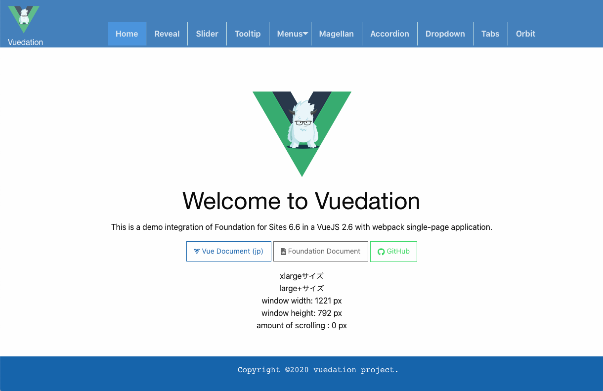 Vuedation-vue2
