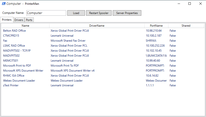 GitHub - CamronChrist/PrinterMan: PrinterMan uses the PowerShell ...