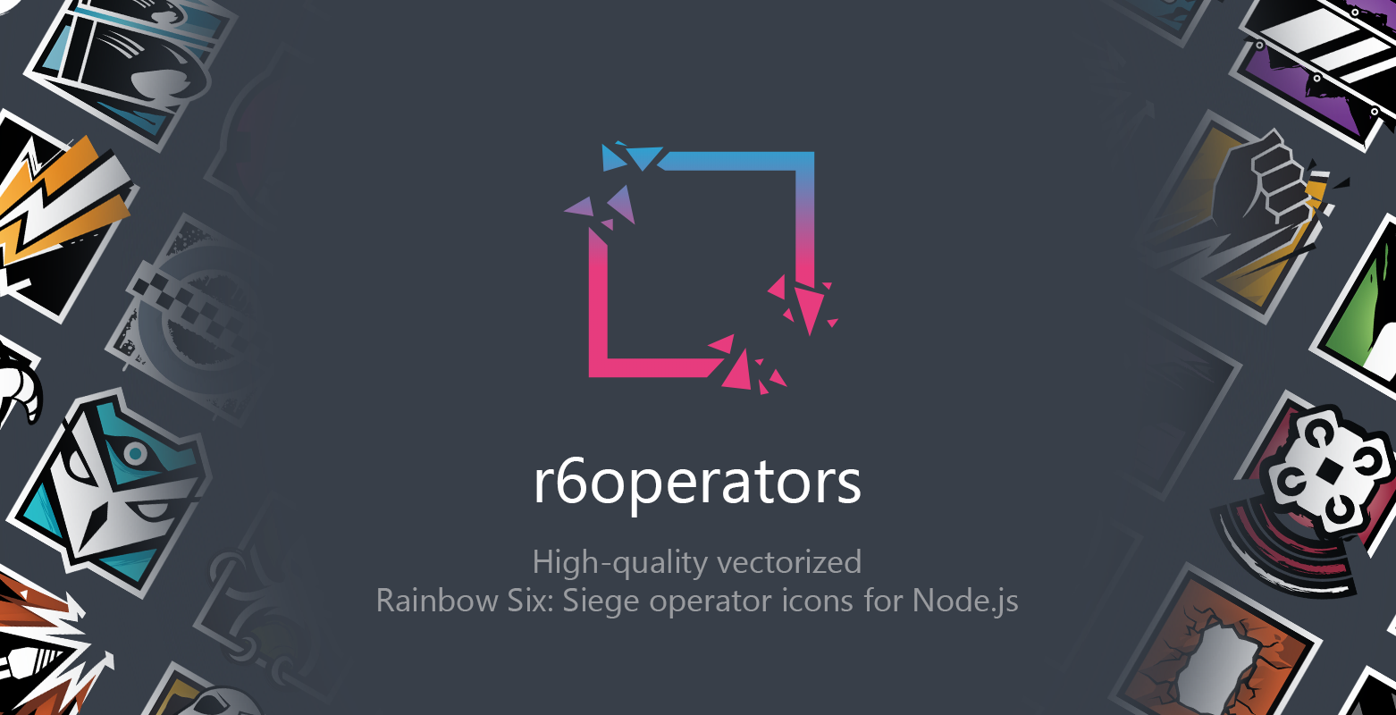 Github Marcopixel R6operators R6operators Is A Collection Of High Quality Vectorized Rainbow Six Siege Operator Icons Metadata For Node Js