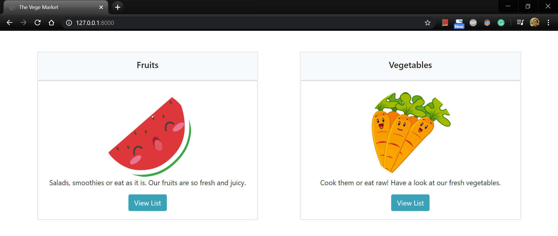 GitHub - subhashi/VegeMarketSite