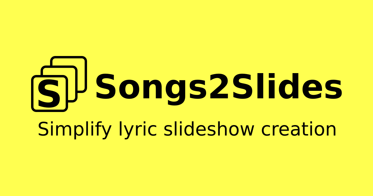 songs2slides