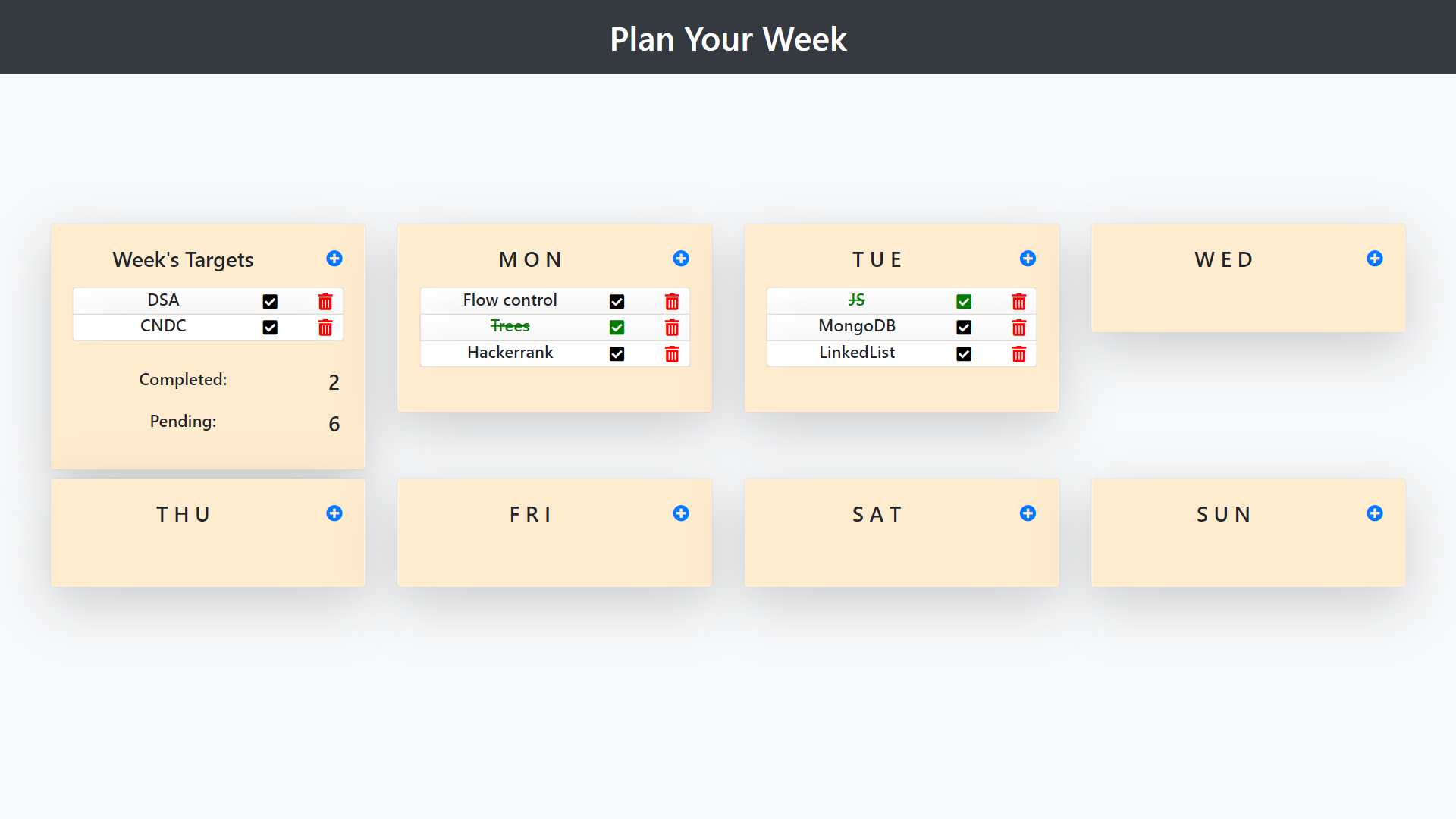 GitHub - vishal2098govind/WeekPlanner: Week Planner