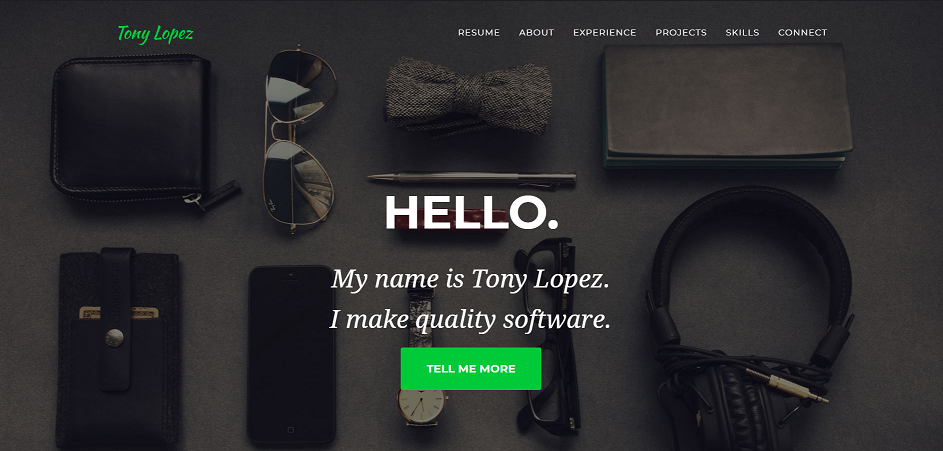 GitHub - tonelope/portfolio: A static portfolio web application for ...