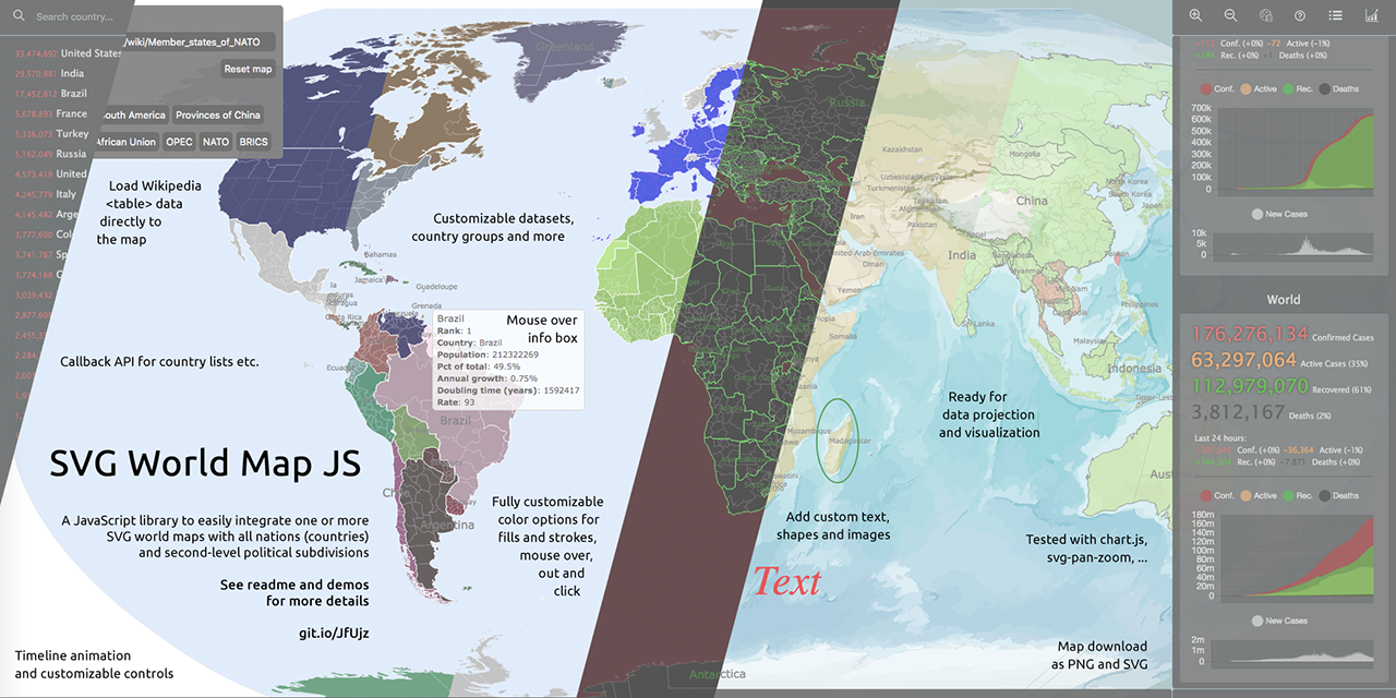 Earth 1:180m Minecraft Map