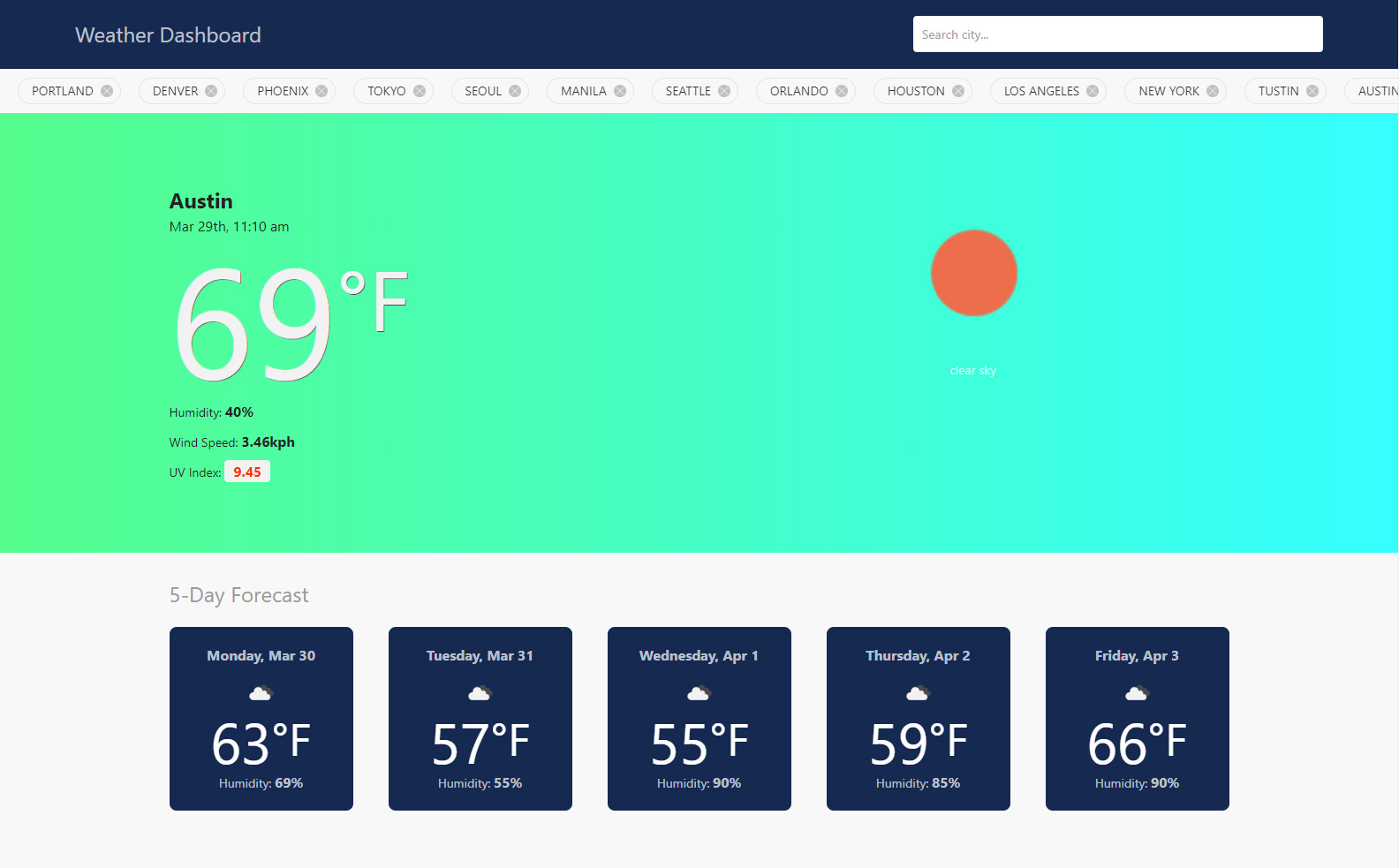 GitHub - aroblesgalit/06-Weather-Dashboard: A weather dashboard that ...
