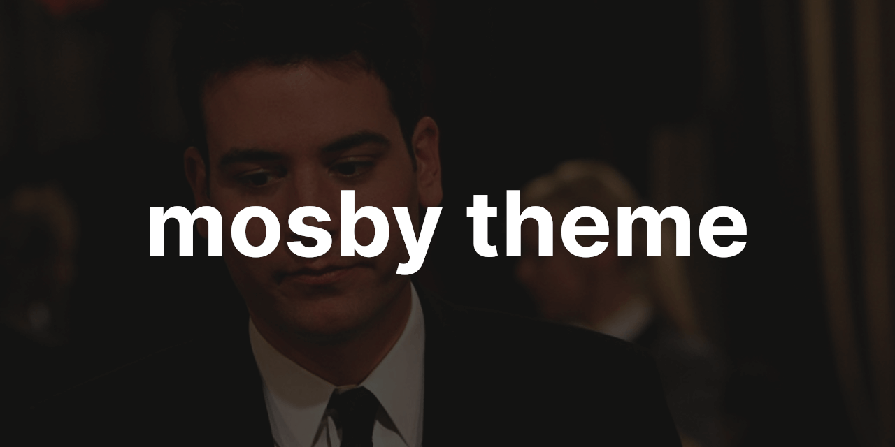jekyll-mosby-theme