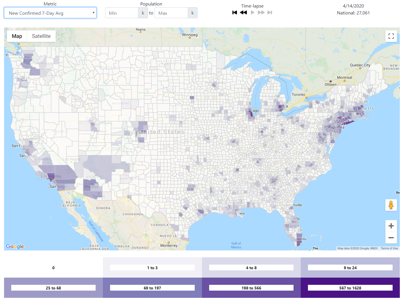 GitHub - rchern/covid-19: Map visualization of COVID-19 data in the US ...