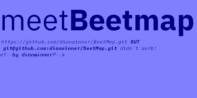 GitHub - diaowinner/BeetMap: BeetMap - a bitmap font that created by ...