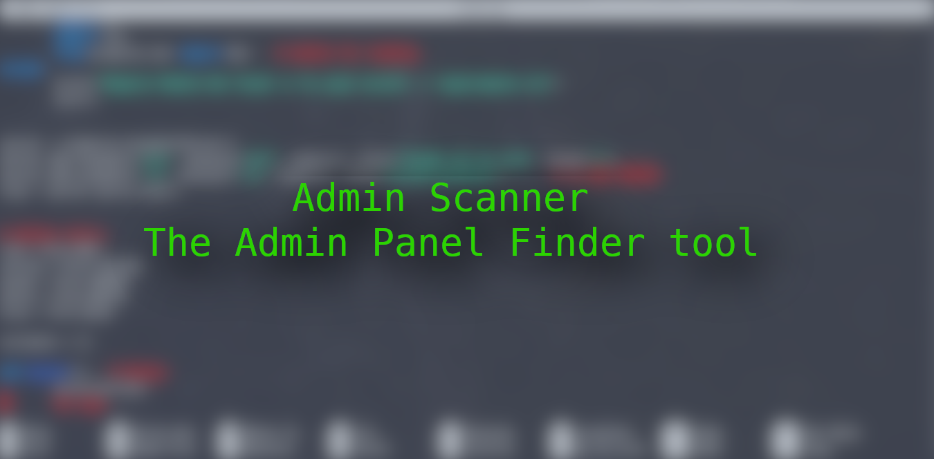 admin-scanner