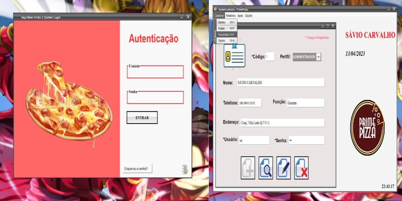 GitHub - saviosoaresc/Prime-Pizza: Projeto para empresa de pizza, de ...