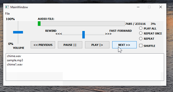 GitHub - Robert-Airth/QT-Python-Music-Player: QT - Python Music Player ...