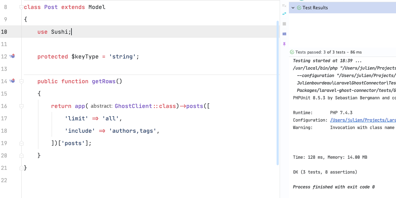 GitHub - julienbourdeau/laravel-ghost-connector: Use your Ghost posts ...