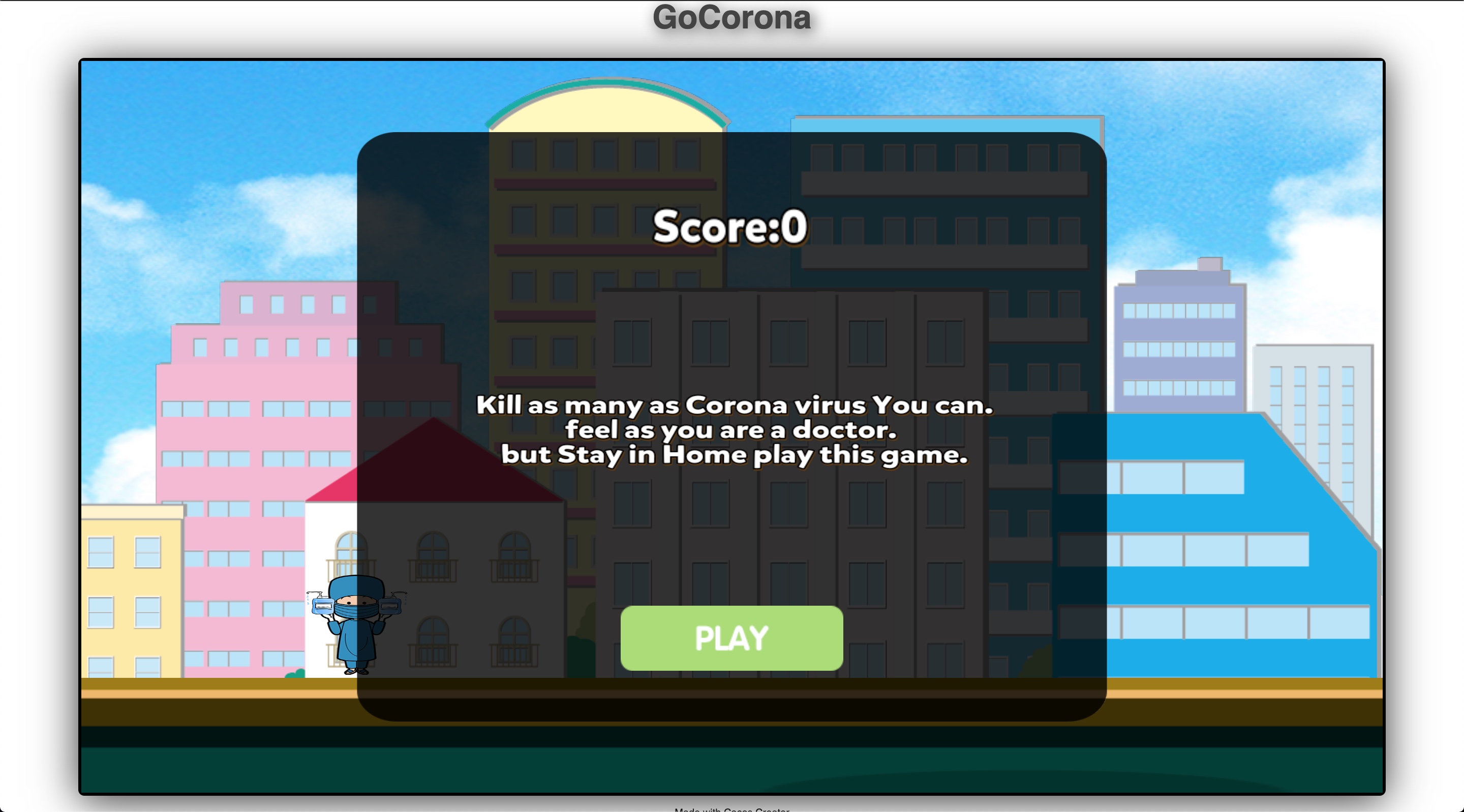 GitHub - Ramachandrajoshi/GoCoronaGame: My first Game created with ...