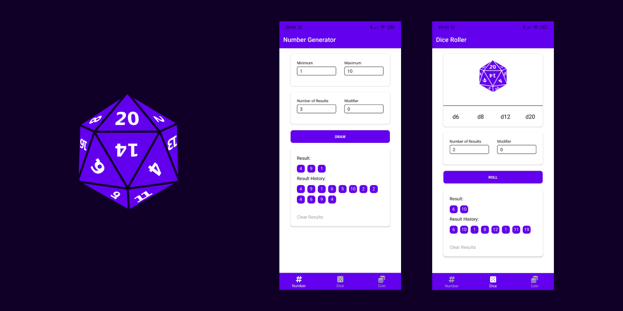 Icon Design - D&D Dice Roller App on Behance