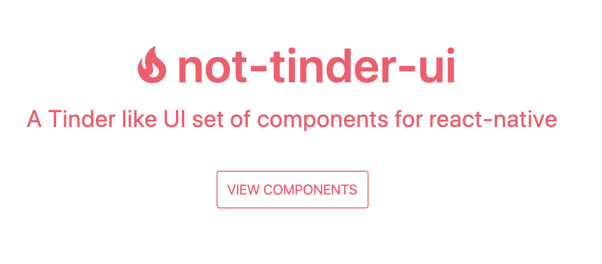 GitHub - facundop3/not-tinder-ui: A Tinder like UI set of components ...