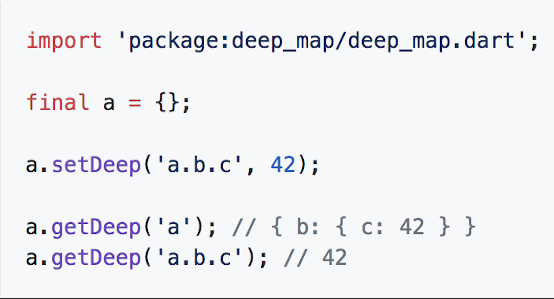 GitHub - lesnitsky/deep_map: getDeep and setDeep for dart maps