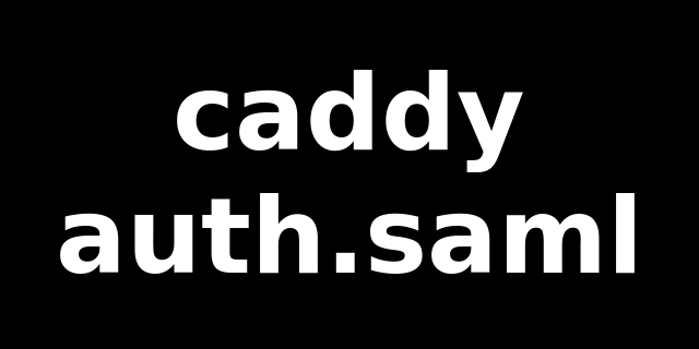 caddy-auth-saml