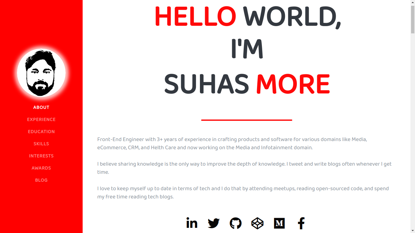 GitHub - Suhas010/suhas010.com: Personal portfolio built in Gatsby · GitHub