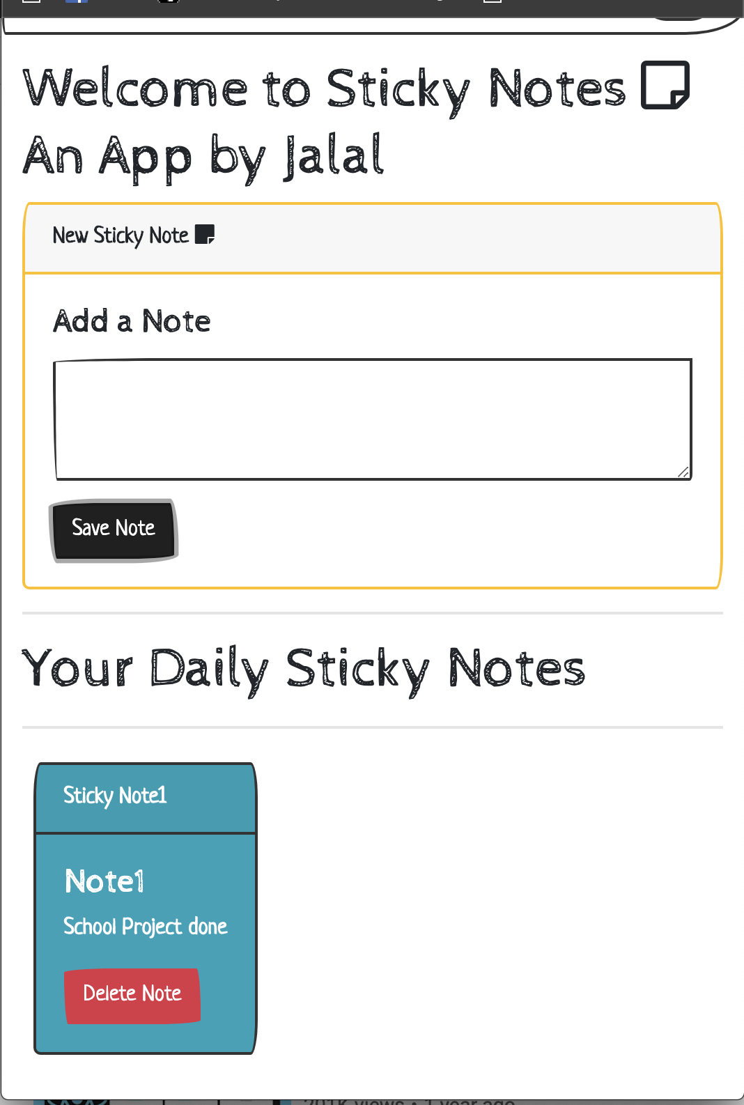 GitHub - Nido89/stickynotesapp: A sticky notes app with Bootstrap and ...