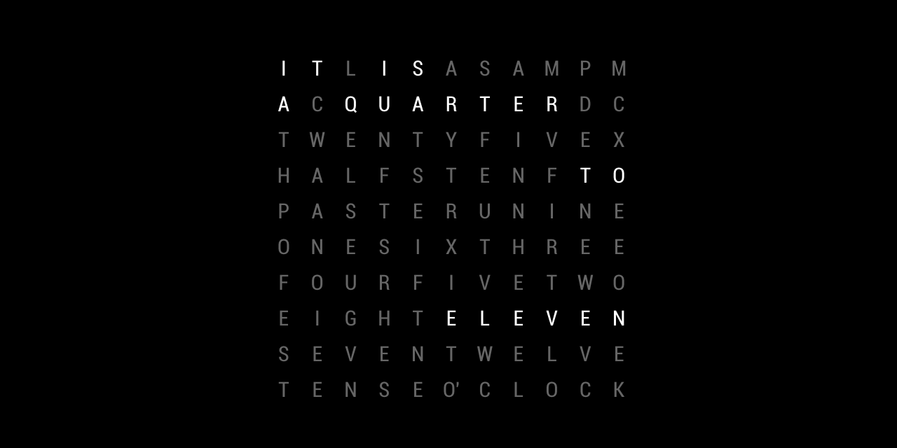 GitHub - ngnijland/MMM-text-clock: This MagicMirror module is a clock ...